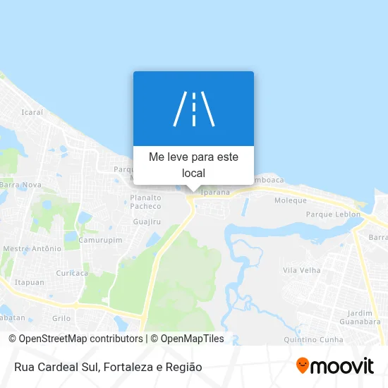 Rua Cardeal Sul mapa