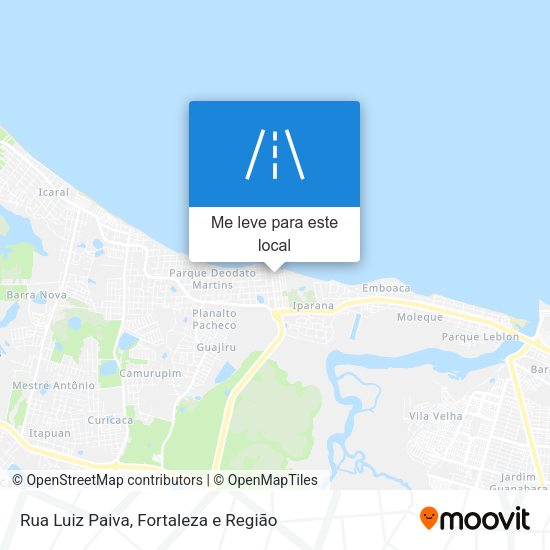 Rua Luiz Paiva mapa