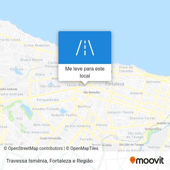 Travessa Ismênia mapa