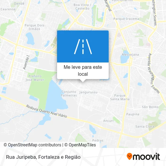 Rua Juripeba mapa