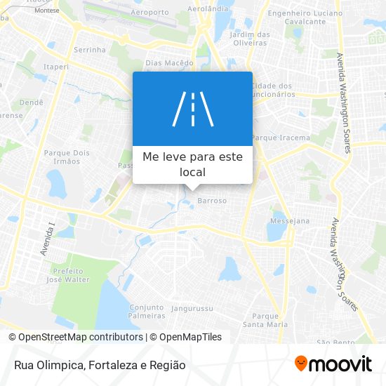 Rua Olimpica mapa