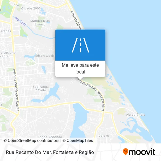 Rua Recanto Do Mar mapa