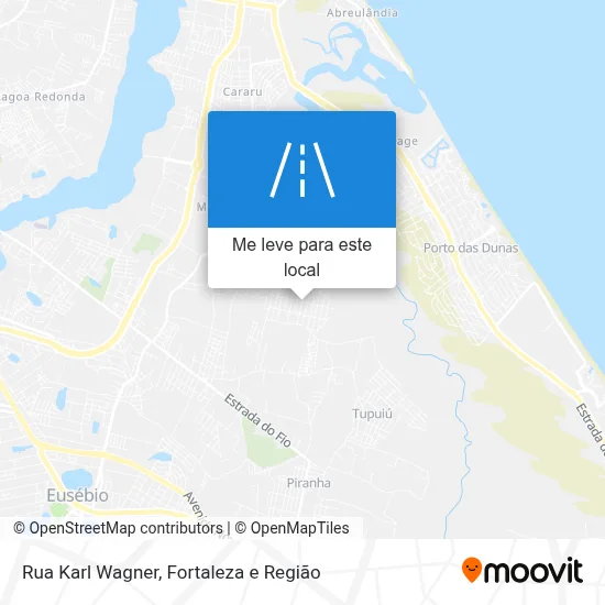 Rua Karl Wagner mapa