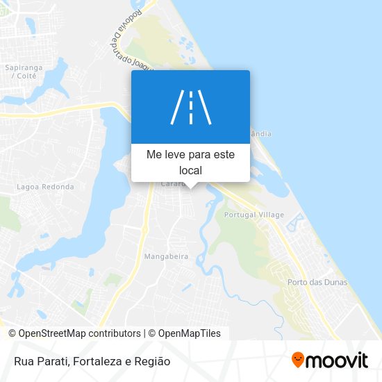 Rua Parati mapa