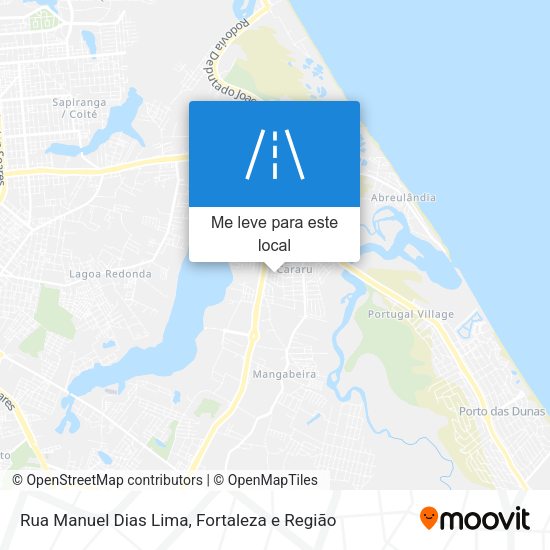 Rua Manuel Dias Lima mapa