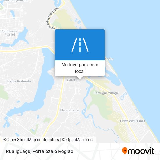Rua Iguaçu mapa