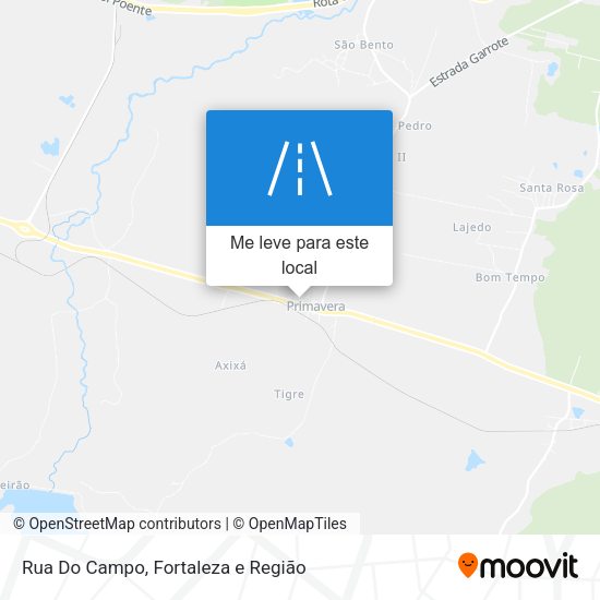 Rua Do Campo mapa