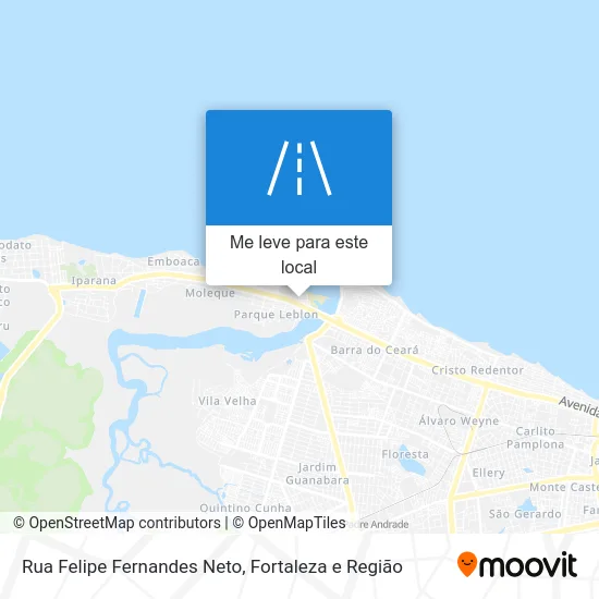 Rua Felipe Fernandes Neto mapa