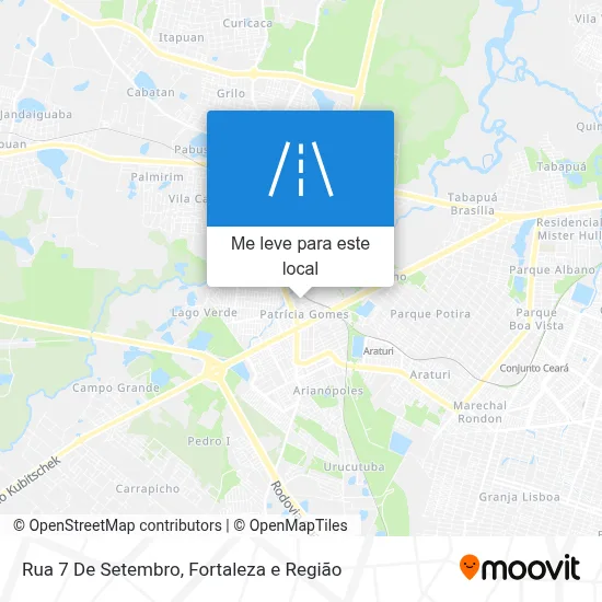 Rua 7 De Setembro mapa