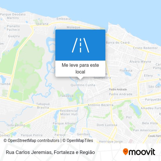 Rua Carlos Jeremias mapa