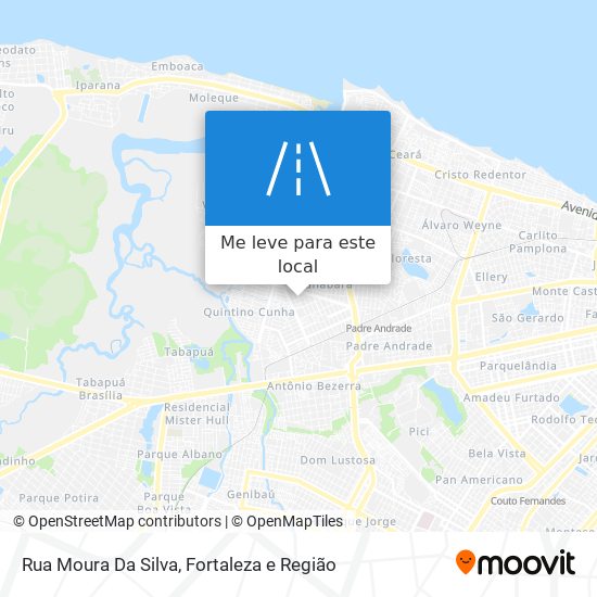 Rua Moura Da Silva mapa