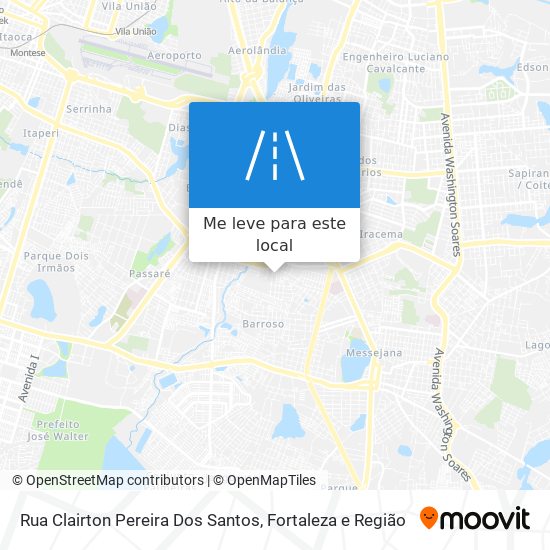 Rua Clairton Pereira Dos Santos mapa