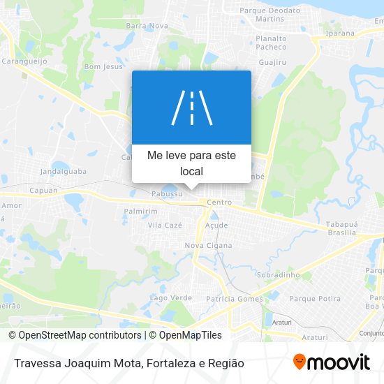 Travessa Joaquim Mota mapa