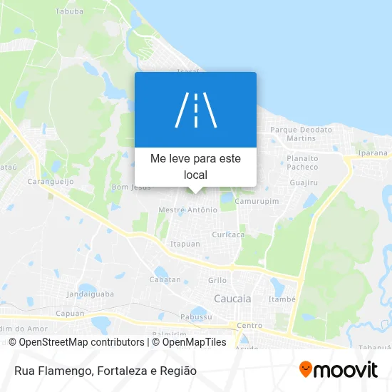 Rua Flamengo mapa