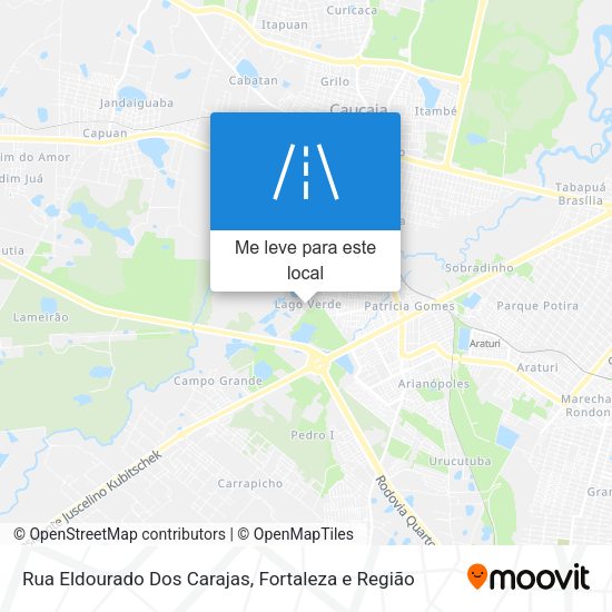 Rua Eldourado Dos Carajas mapa