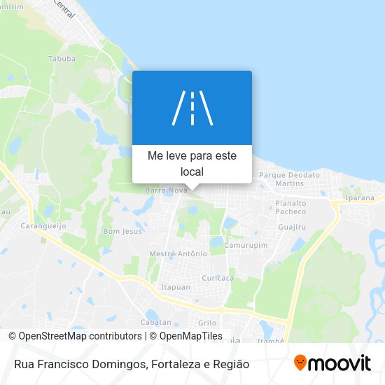 Rua Francisco Domingos mapa