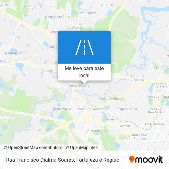 Rua Francisco Djalma Soares mapa