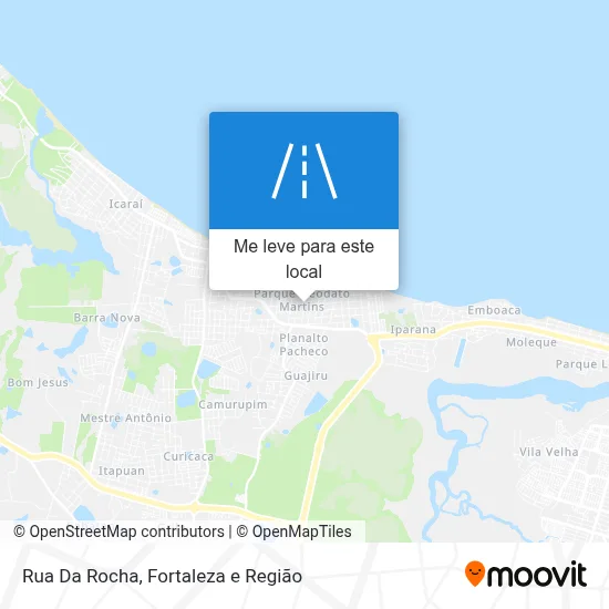 Rua Da Rocha mapa