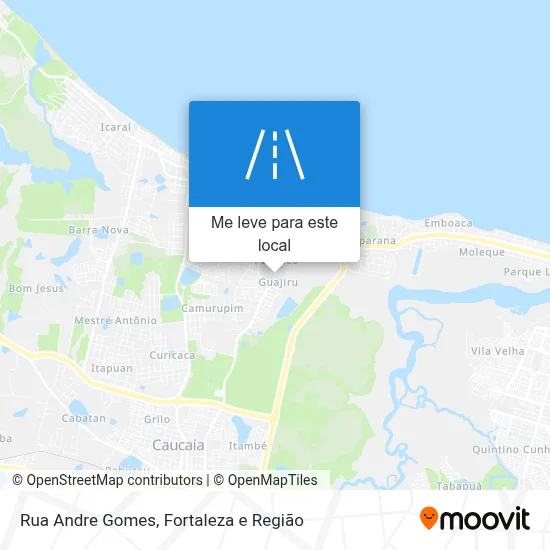 Rua Andre Gomes mapa