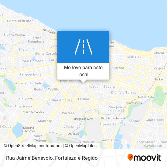 Rua Jaime Benévolo mapa