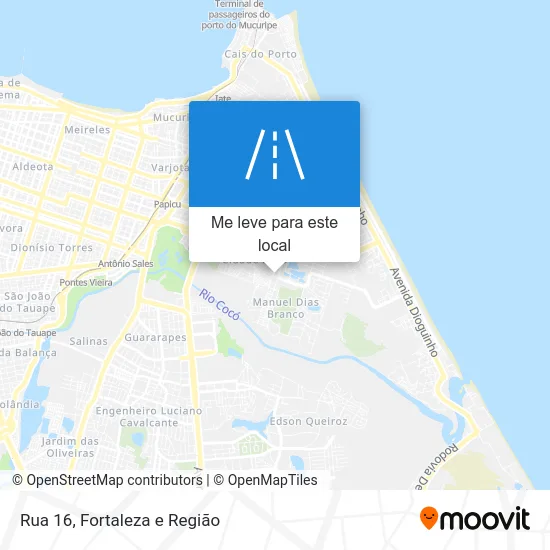Rua 16 mapa