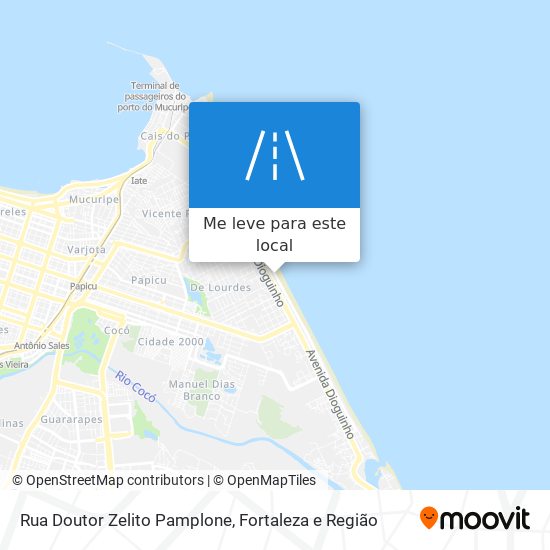 Rua Doutor Zelito Pamplone mapa