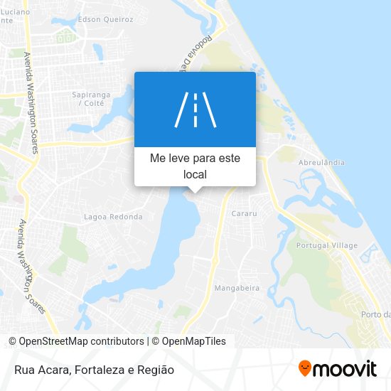Rua Acara mapa