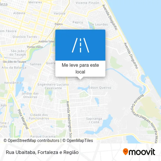 Rua Ubaitaba mapa
