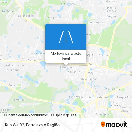 Rua We 02 mapa