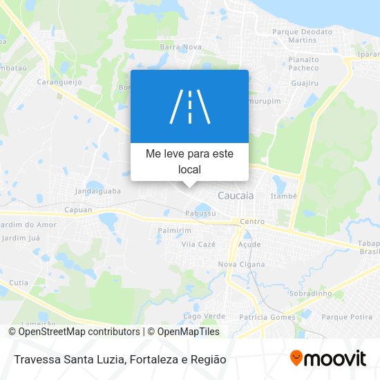 Travessa Santa Luzia mapa