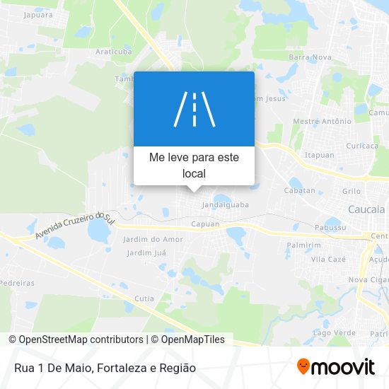 Rua 1 De Maio mapa
