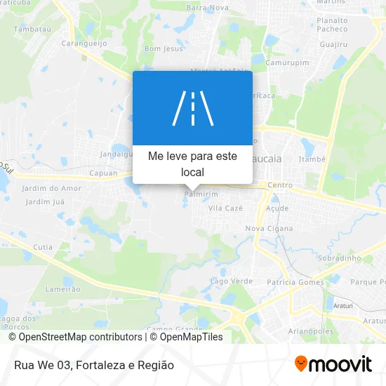 Rua We 03 mapa