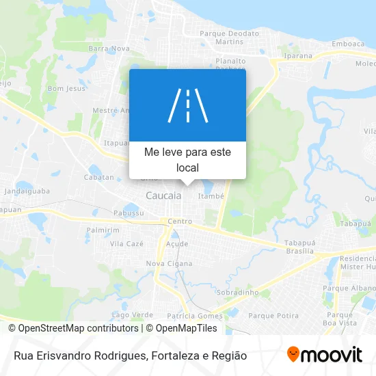 Rua Erisvandro Rodrigues mapa