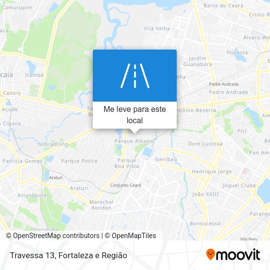 Travessa 13 mapa