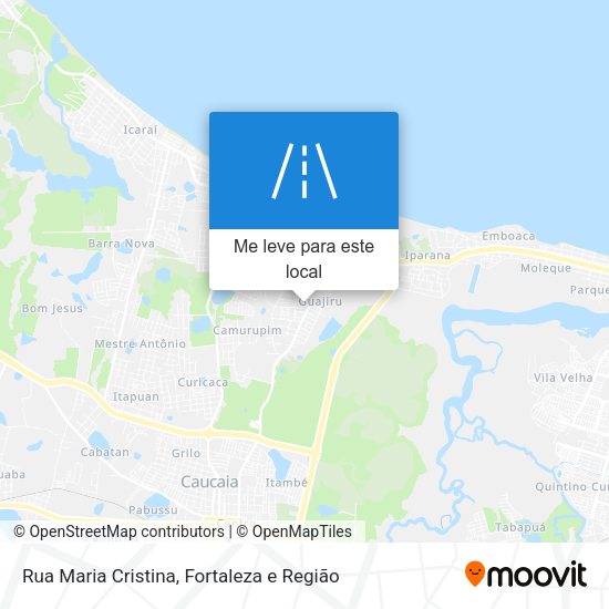 Rua Maria Cristina mapa