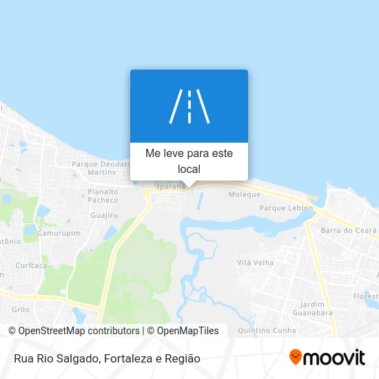 Rua Rio Salgado mapa