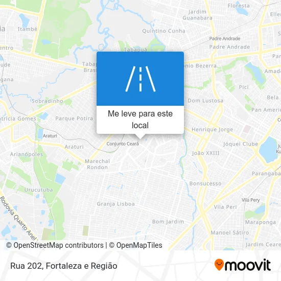 Rua 202 mapa