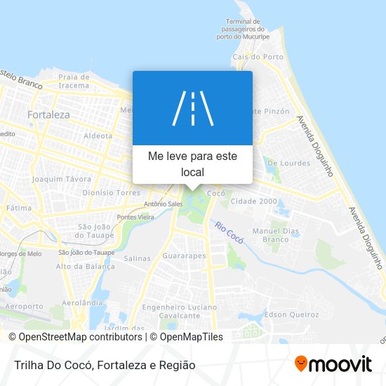 Trilha Do Cocó mapa