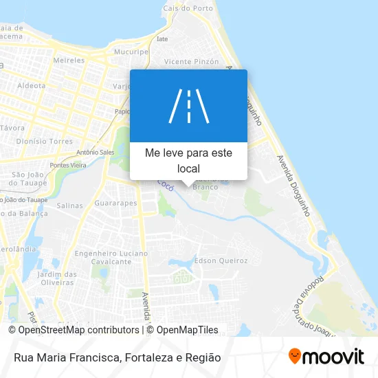 Rua Maria Francisca mapa