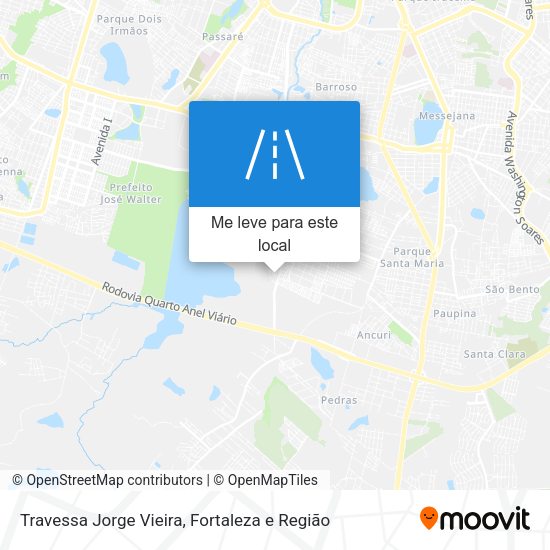 Travessa Jorge Vieira mapa