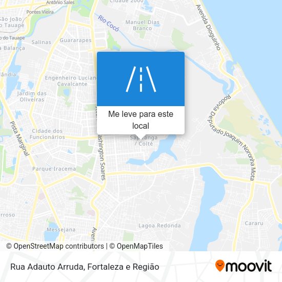 Rua Adauto Arruda mapa