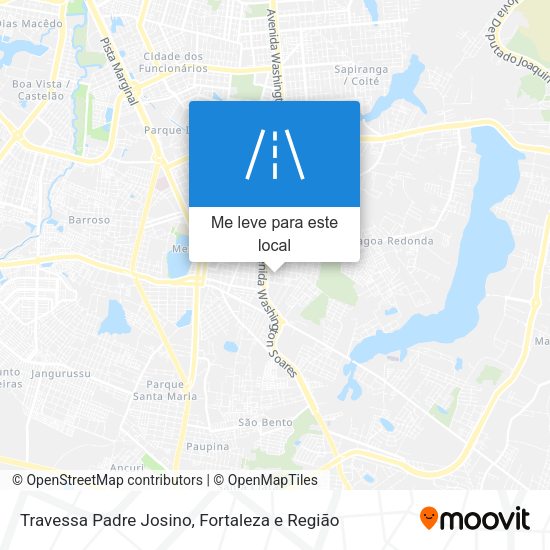 Travessa Padre Josino mapa