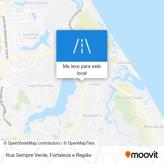 Rua Sempre Verde mapa