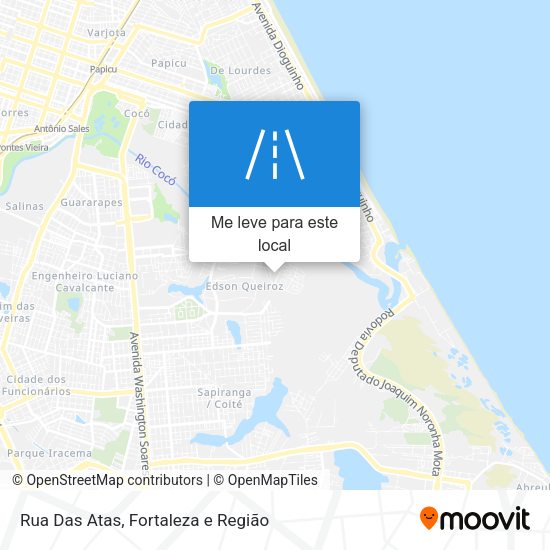 Rua Das Atas mapa