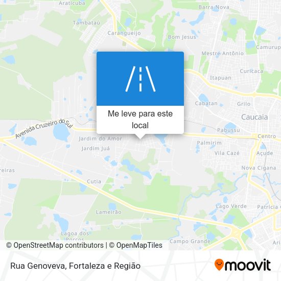 Rua Genoveva mapa