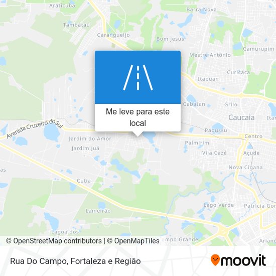 Rua Do Campo mapa