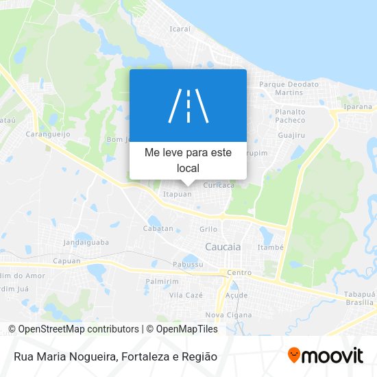Rua Maria Nogueira mapa