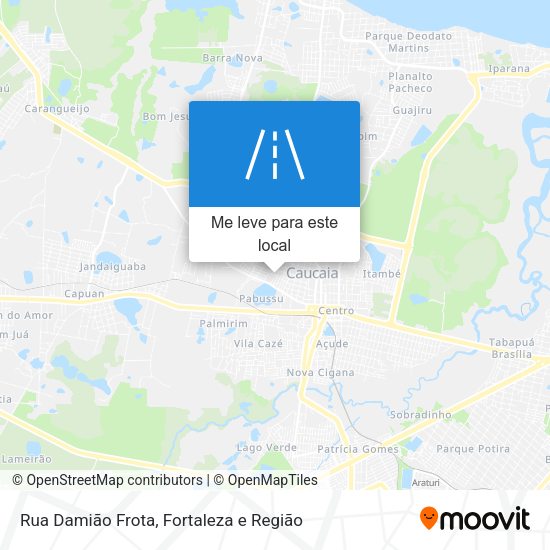 Rua Damião Frota mapa