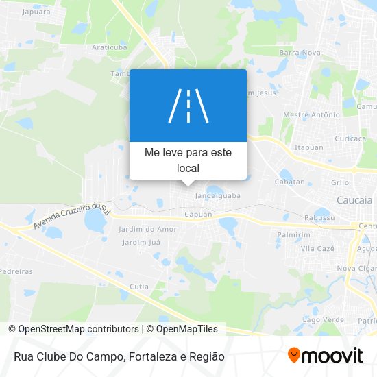 Rua Clube Do Campo mapa