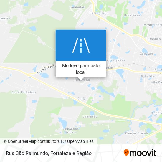 Rua São Raimundo mapa